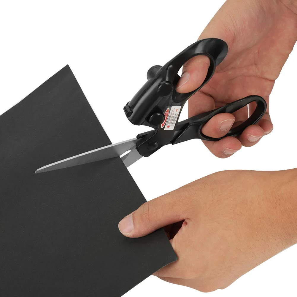 LaserCut: Laser guided Scissors with Stainless Steel Blades, Built-In Laser Pointer Guide for Art & Craft Straight Cutting - Image 7