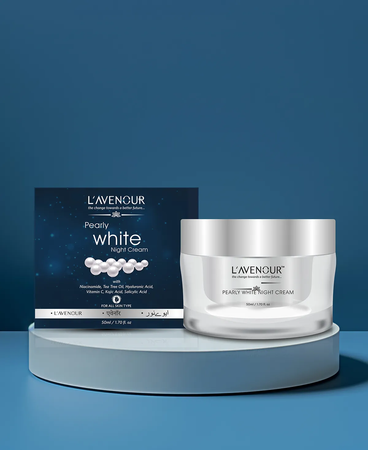 L'avenour Pearly White Day & Night Cream Combo - Image 3