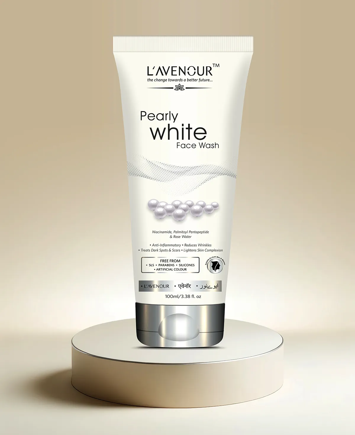 L'avenour Pearly White Face Wash - 100 ml - Image 7