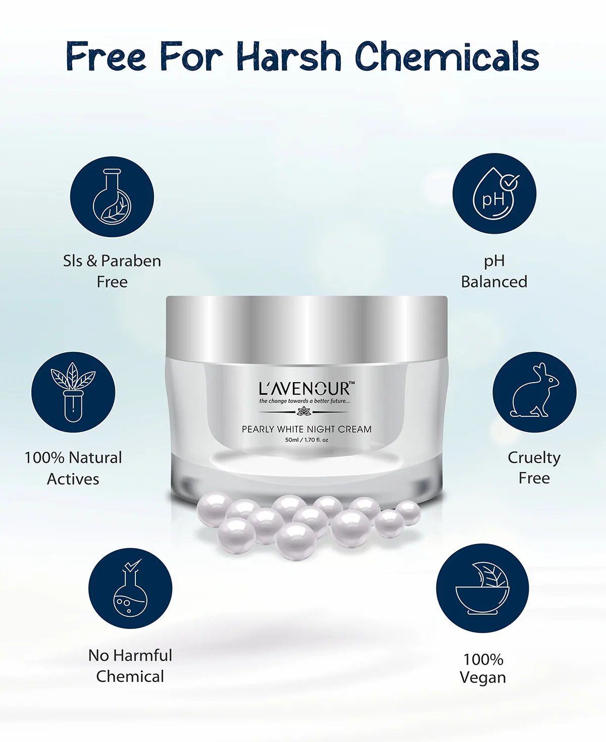 L'avenour Pearly White Night Cream - 50 ml - Image 4