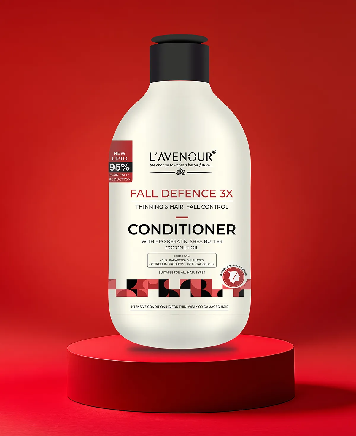 L'avenour Thinning & Hair Fall Control Hair Care Trio (Shampoo, Conditioner & Serum) - Image 3