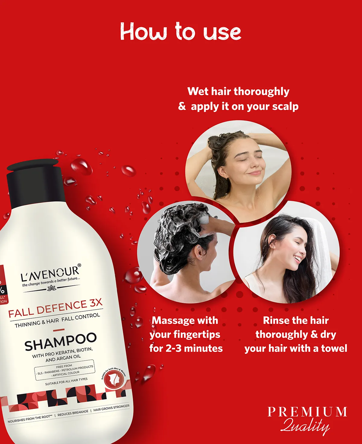 L'avenour Thinning & Hair Fall Control Hair Care Trio (Shampoo, Conditioner & Serum) - Image 9