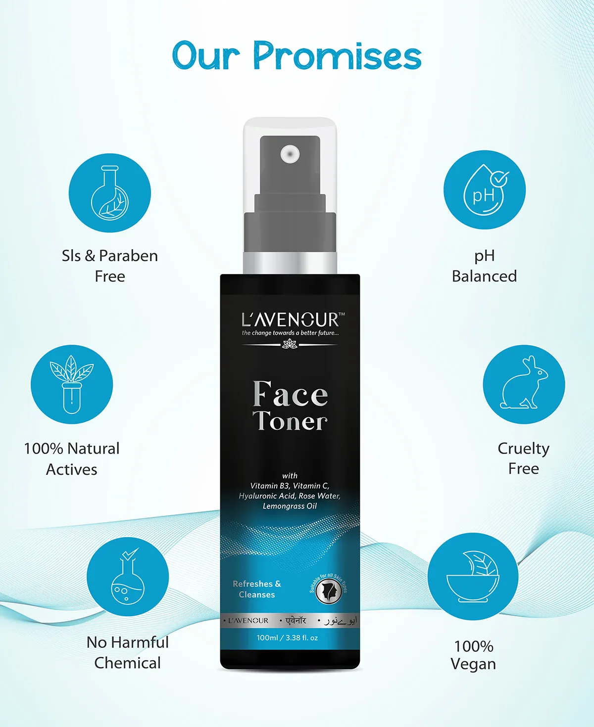 L'avenour Vitamin C Face Toner - 100 ml - Image 5