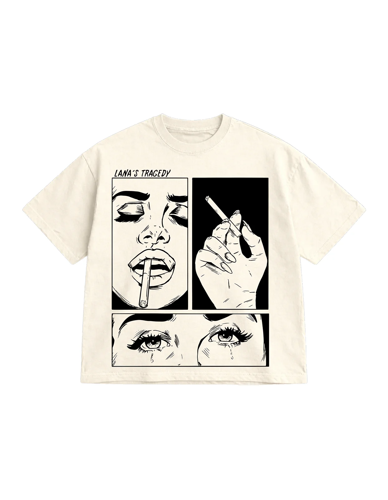 LDR streetwear oversize t-shirt