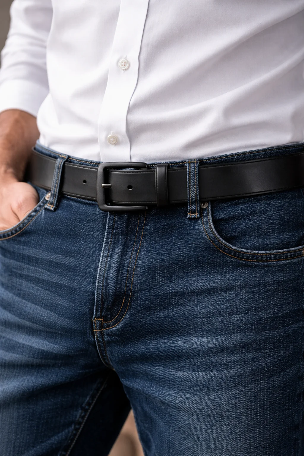 Leather Belts for Men causal and party wear - Image 4