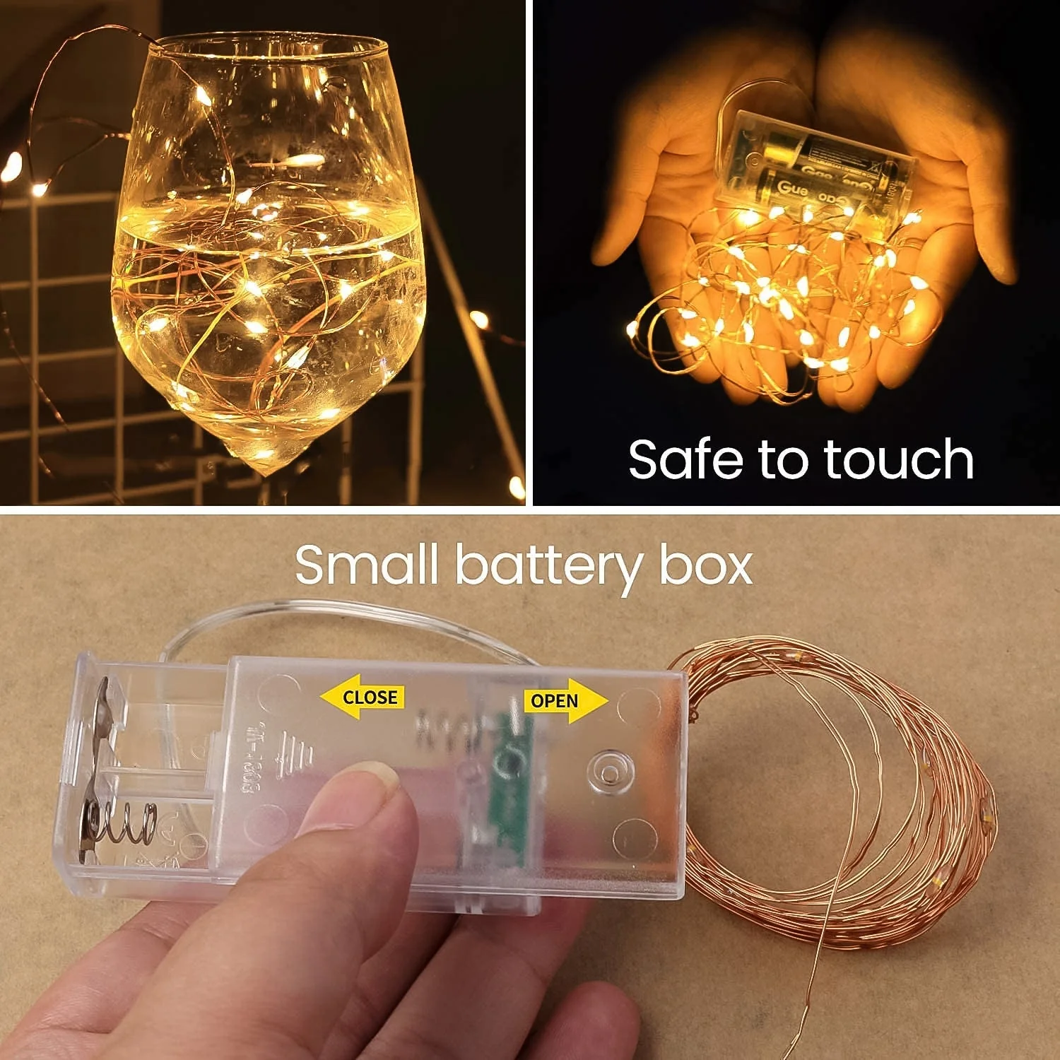 LED Flexible Wire Waterproof Lights for Party (2AA Battery Operated, Battery not included) - Image 4