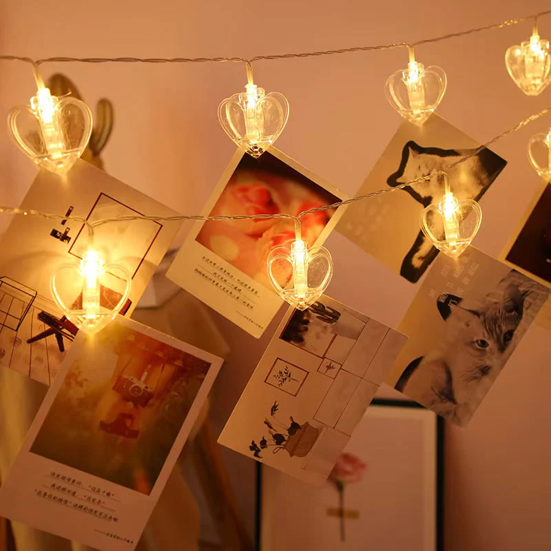 LED Photo Clip String Lights USB Fairy Lights With Clothespins For Bedroom Decor, Wedding Valentine 3m - Image 4