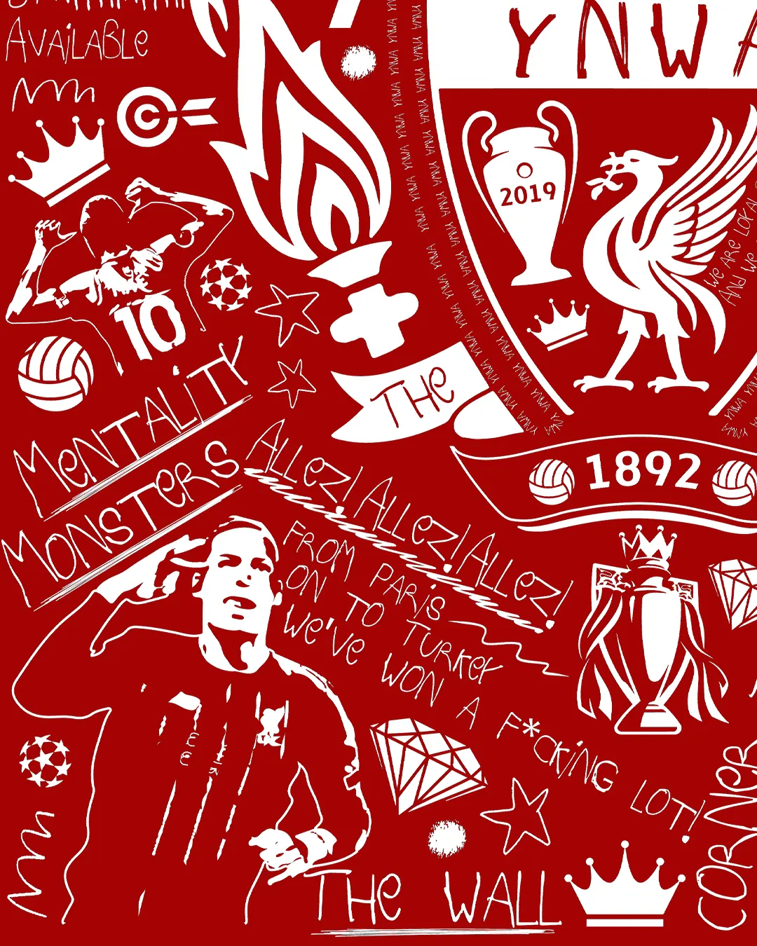 Legacy Liverpool Oversized Red - Image 5