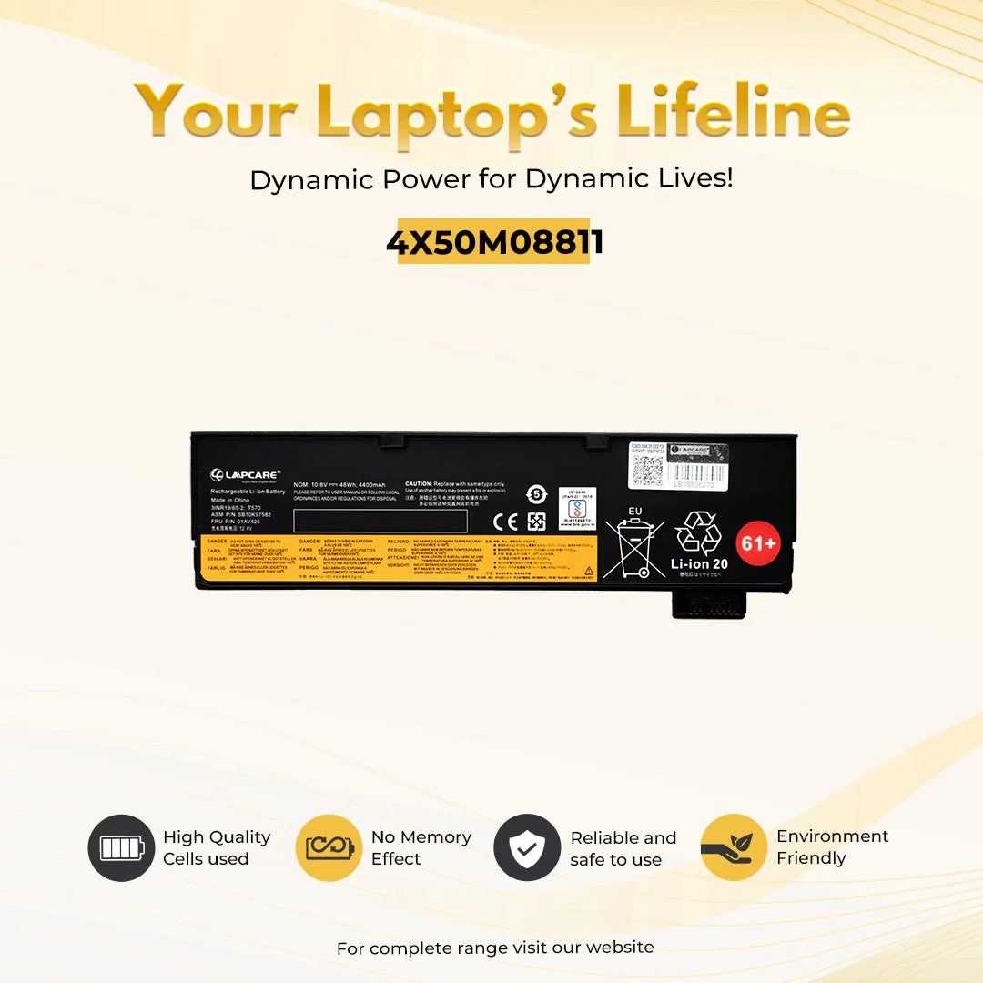 Lenovo 4X50M08811 Battery - Image 2