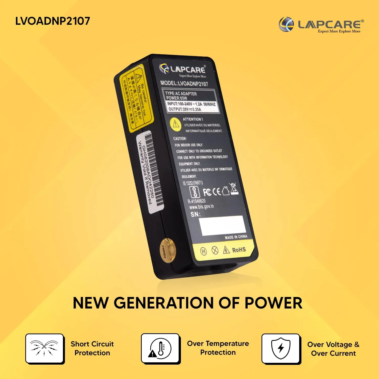 Lenovo Y Series Adapter 65W - Image 3