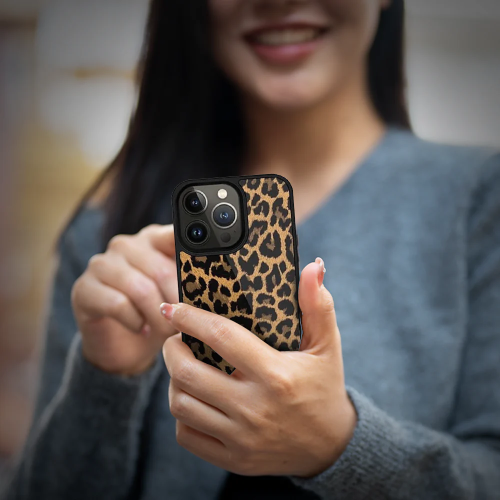 Leopard Skin Design iPhone Case With Full Protection - Luna - Image 2
