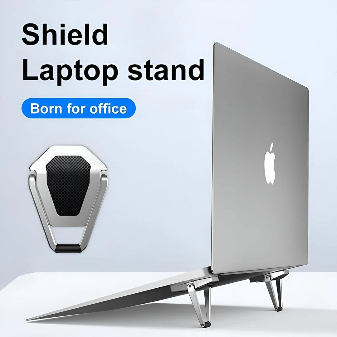 LiftUp: Foldable Slim Laptop Kickstand Legs, Convenient Ergonomic Laptop Stand with Anti-Slip Base for Office & Home Use - Image 8