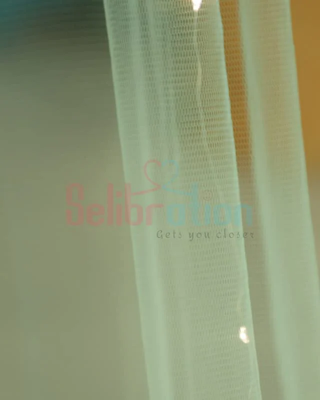 Light Green Decoration Net Cabana Tent Cloth (With 5M Led Light) - Image 4