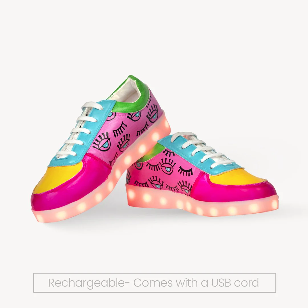 Light Me Up Sneakers - Ankle (Evil Eye Edition) - Image 3