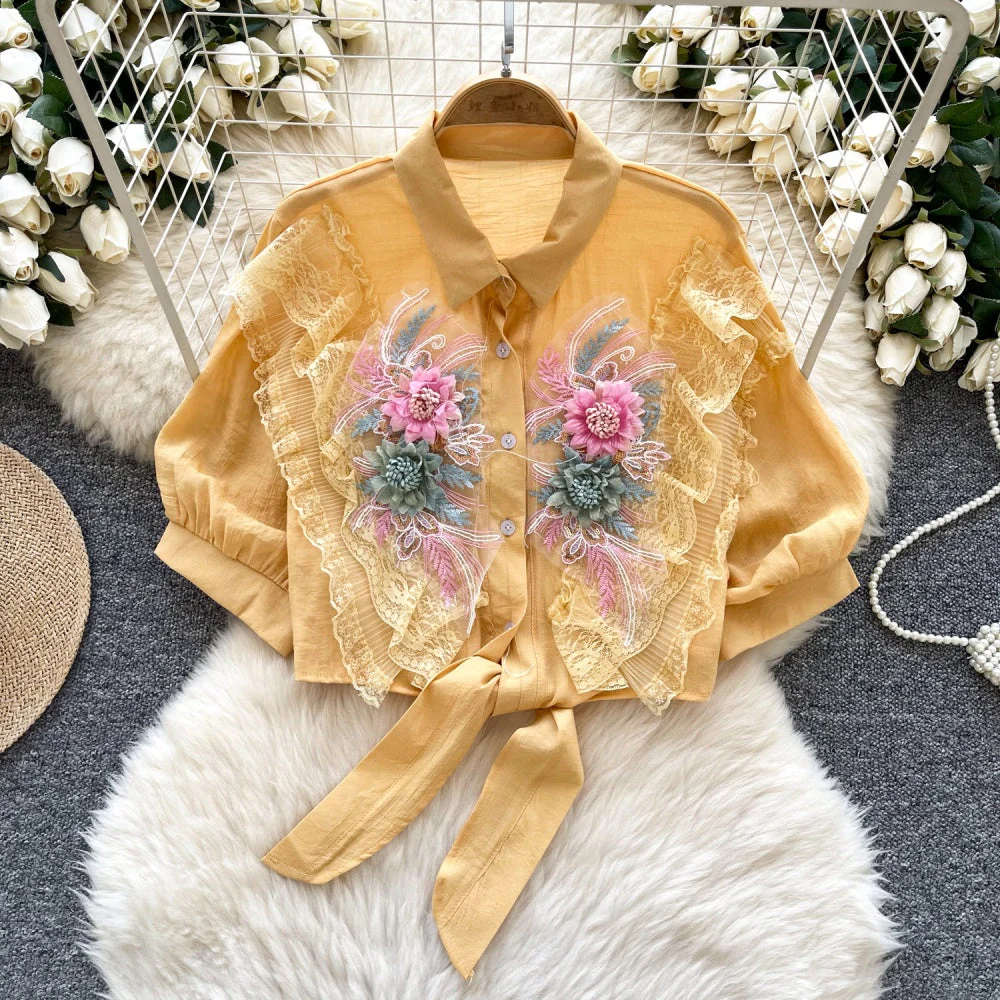 Lilian Embroidered Blouse - Image 4