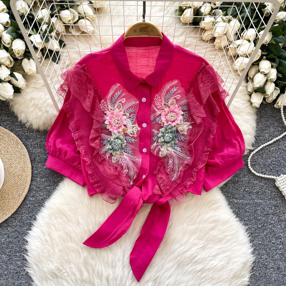 Lilian Embroidered Blouse - Image 6
