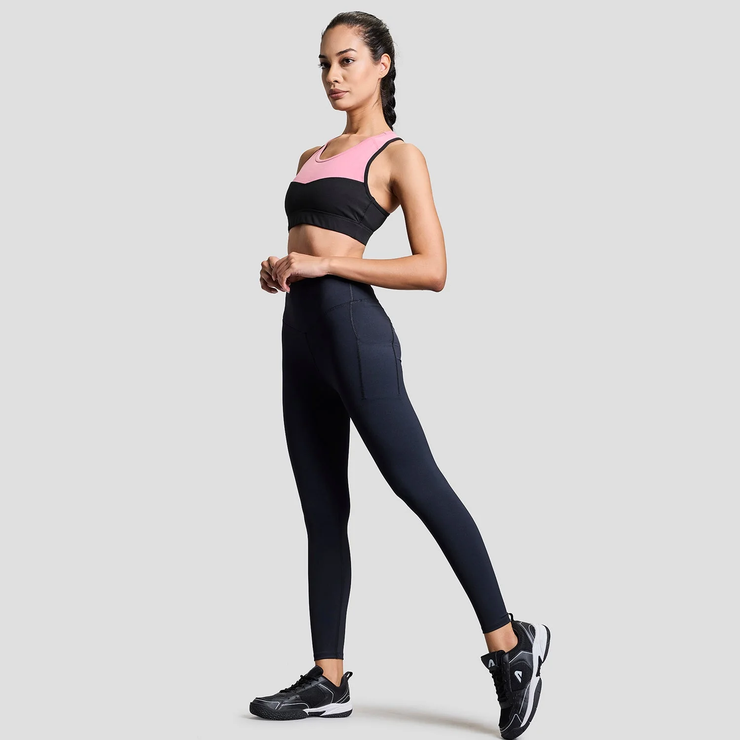 LIMITLESS NYLOFLEX HIGH RISE TIGHTS - Black - Image 3