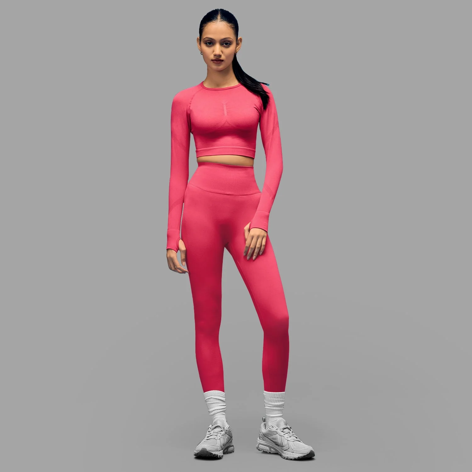 Limitless Snatched Ruched back Legging- Pink - Image 3
