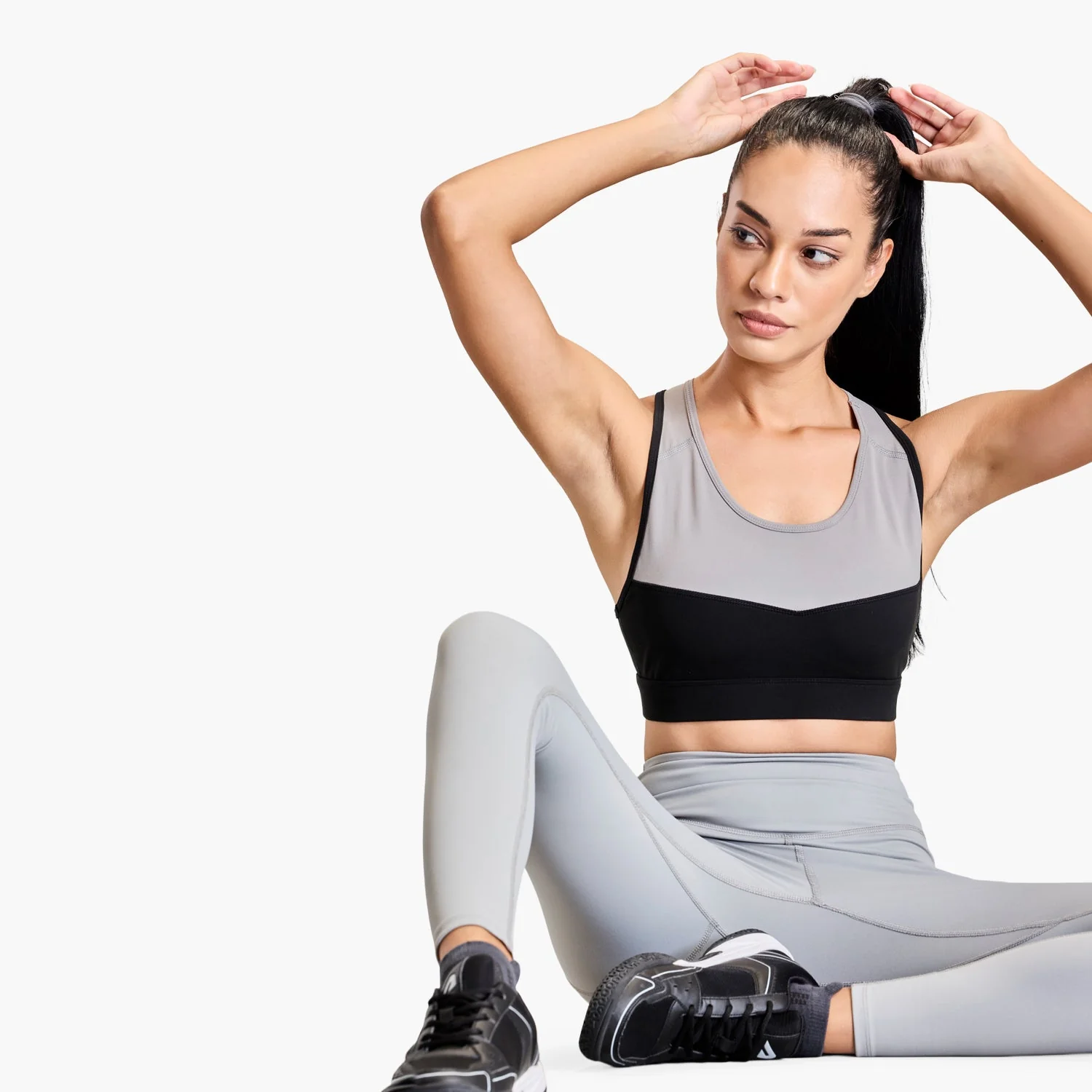 Limitless Womens Leggings - Grey - Image 5