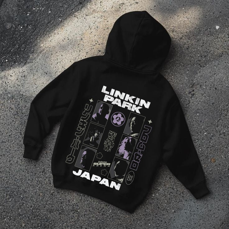 Linkin Park Japan Oversized Hoodie - Image 2