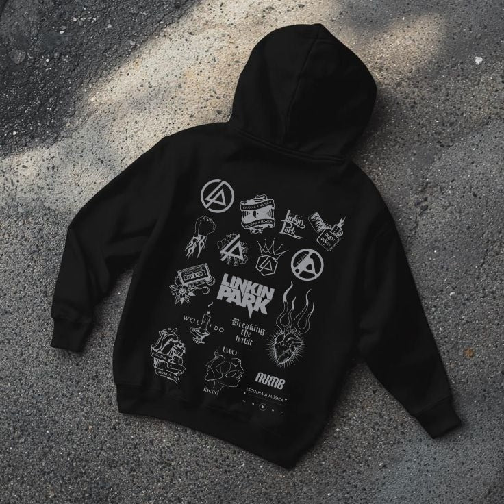 Linkin Park WORLD  Oversized Hoodie - Image 2
