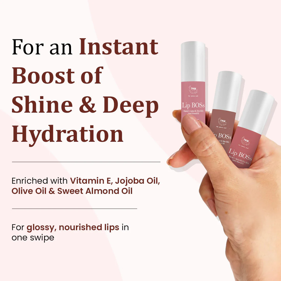 Lip Boss Lip Gloss - Chai date(02) | Ultra-lightweight | Stunning Color | Long-Lasting Shine - Image 5