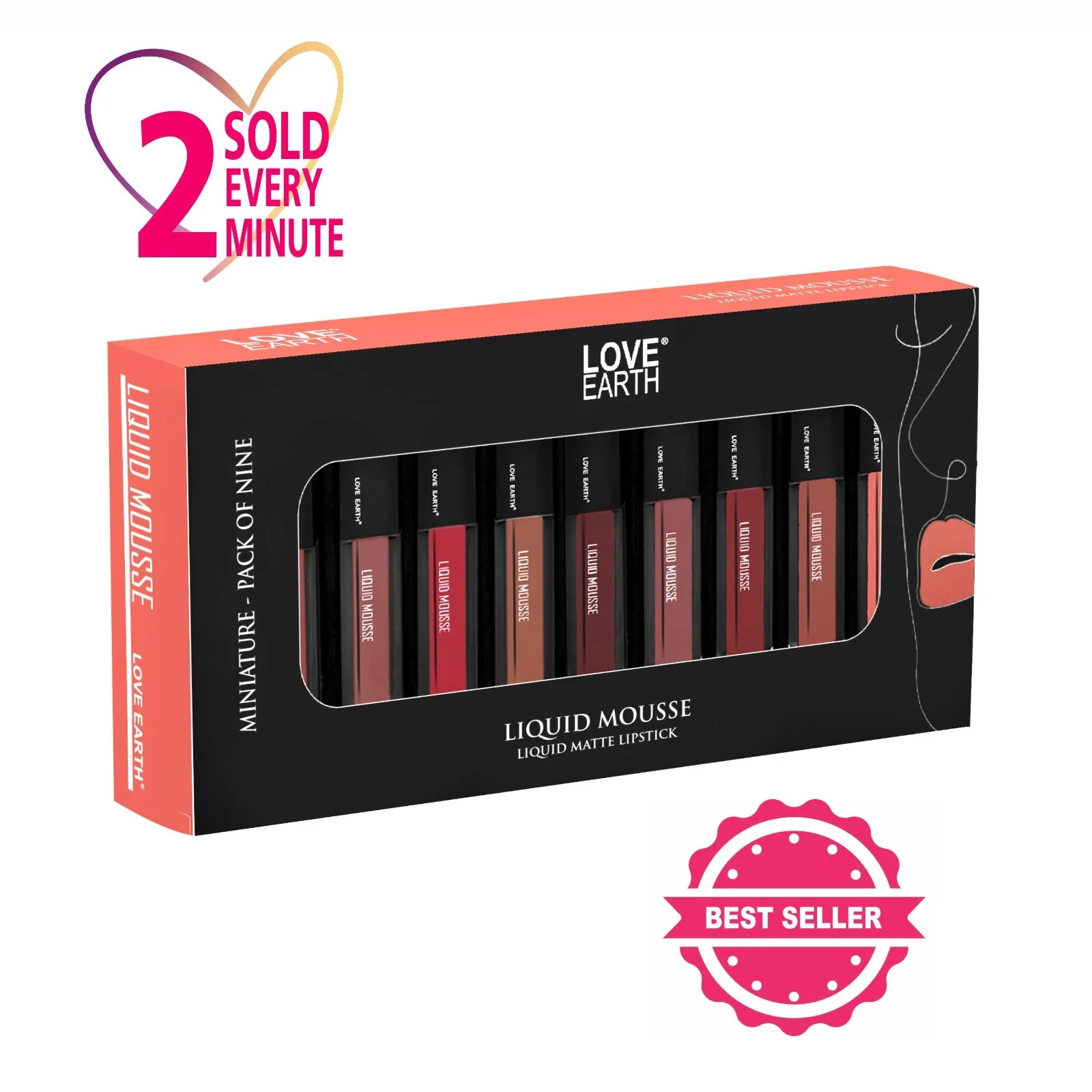 Liquid Lipstick Pack Of 9 Minis - Image 50