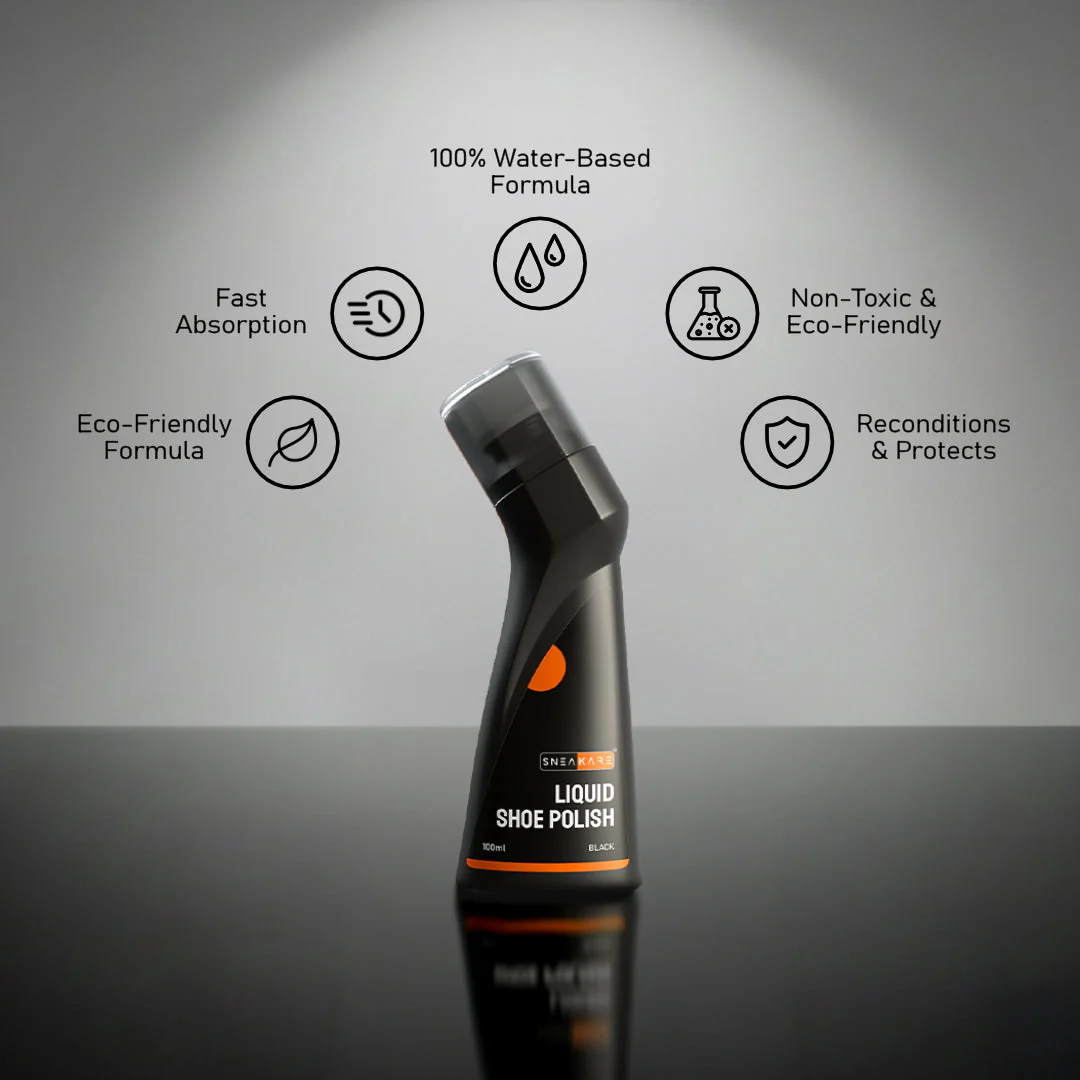 Liquid Shoe Polish Black - Image 4