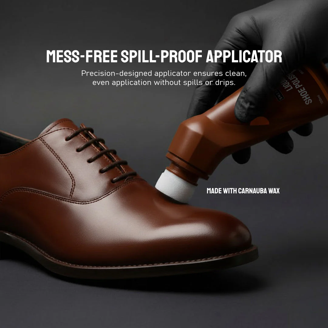 Liquid Shoe Polish Brown - Image 3