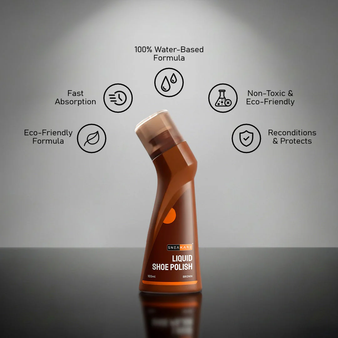 Liquid Shoe Polish Brown - Image 4