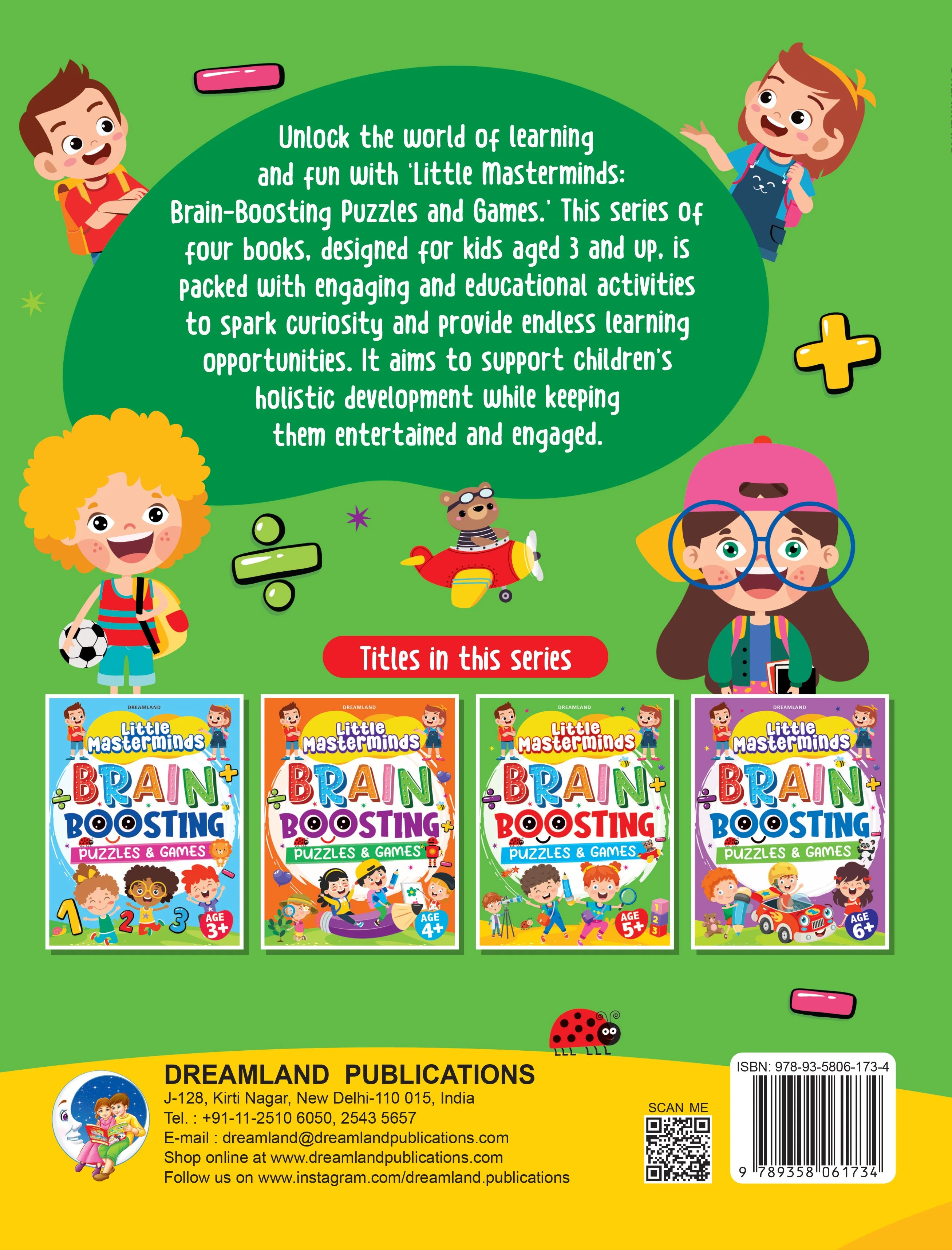 Little Masterminds: Brain Boosting Puzzles & Games Activity Book for Kids Age 5 and Up - Image 2