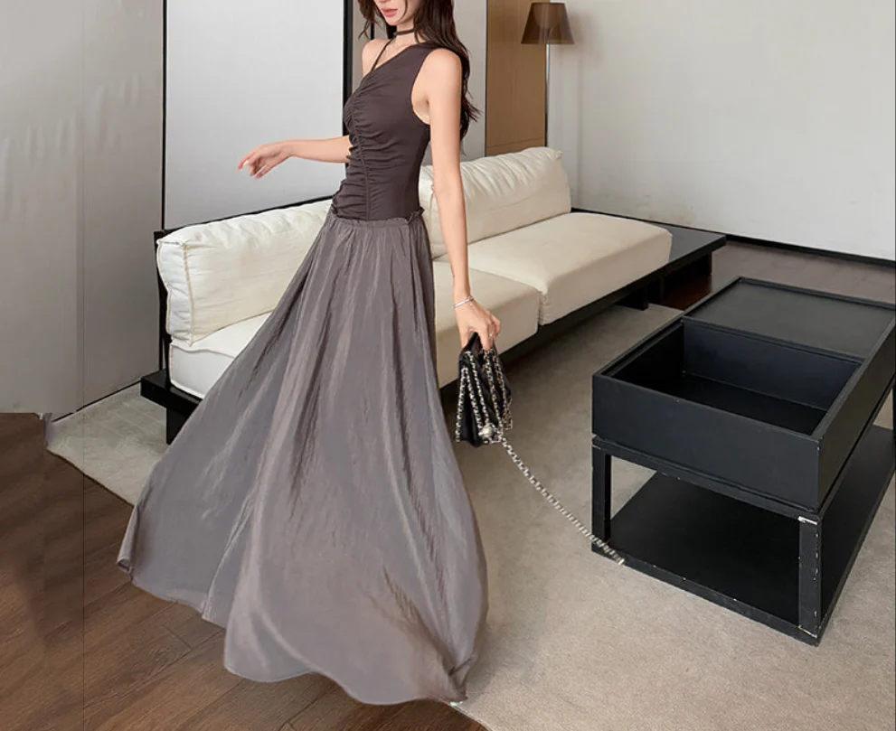 Logan One Shoulder Dress - Image 6
