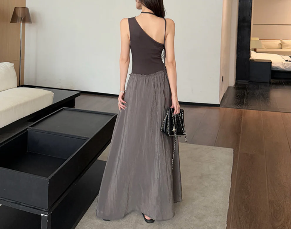 Logan One Shoulder Dress - Image 7