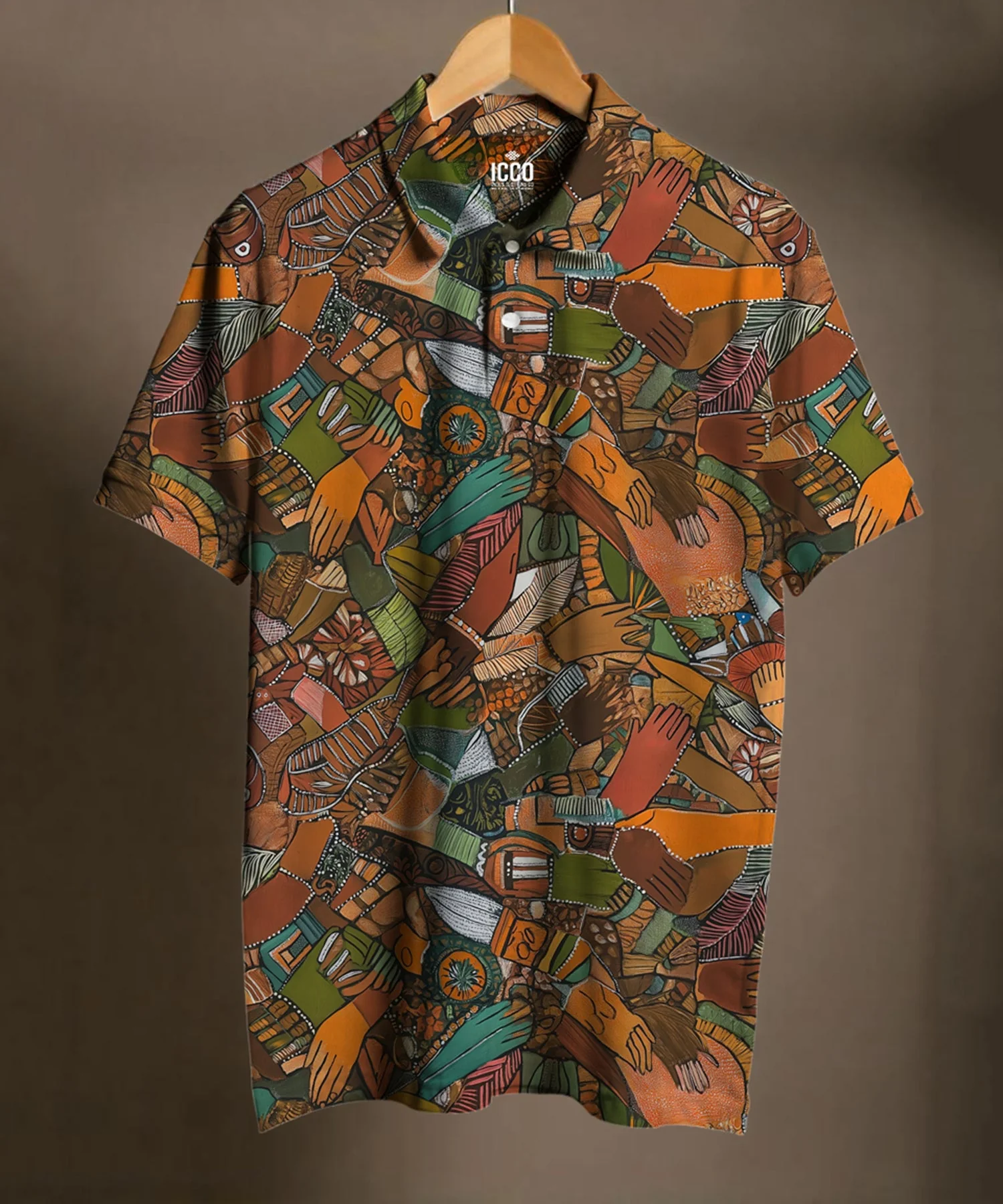 Lok Kala - Printed Polo Tee #2
