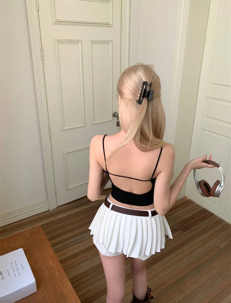 Lola Backless Built-In Bra Top - Image 2