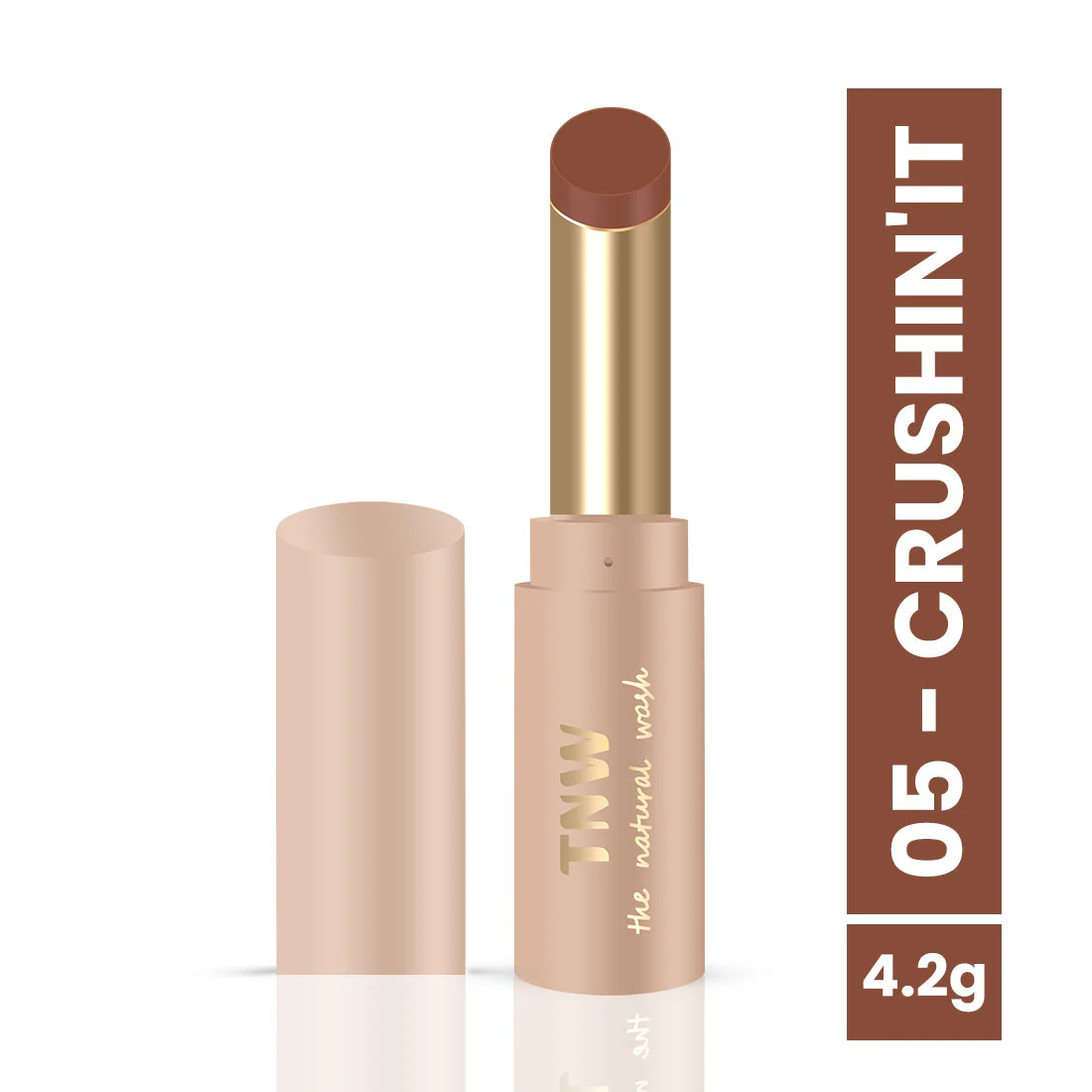 Longstay Powdery Mousse Semi Matte Lipstick | Dark Brown | Intense Color, Lightweight Comfort @ 1 (Exclusive) - Image 8