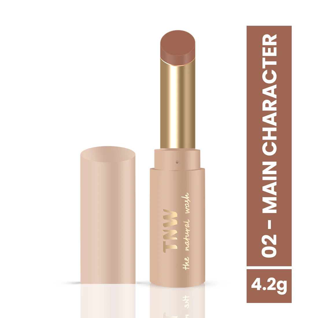 Longstay Powdery Mousse Semi Matte Lipstick | Nude Brown | Intense Color, Lightweight Comfort - Image 9