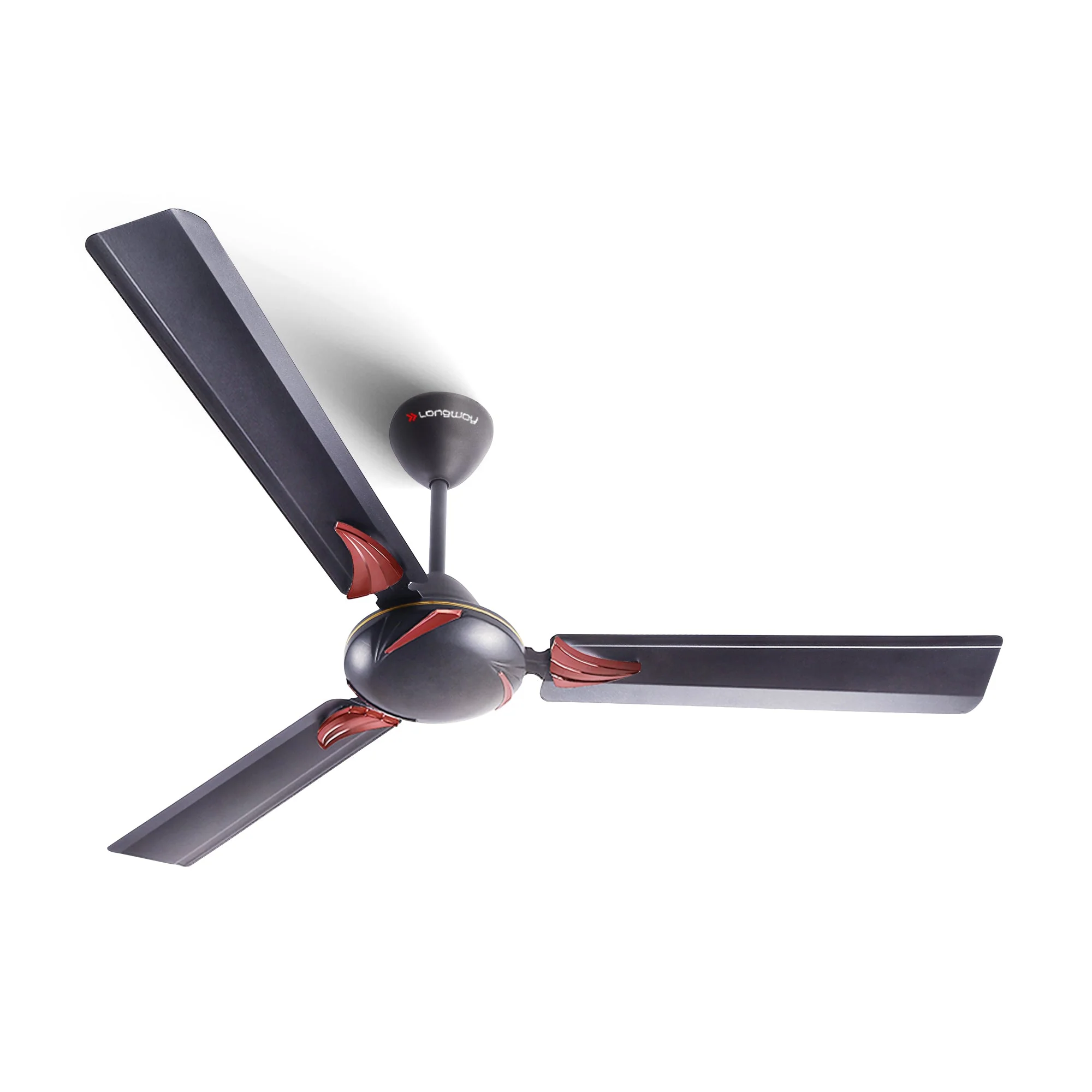 Longway Creta P1 1200 mm/48 inch Ultra High Speed 3 Blade Anti-Dust Decorative Star Rated Ceiling Fan (Pack of 1)