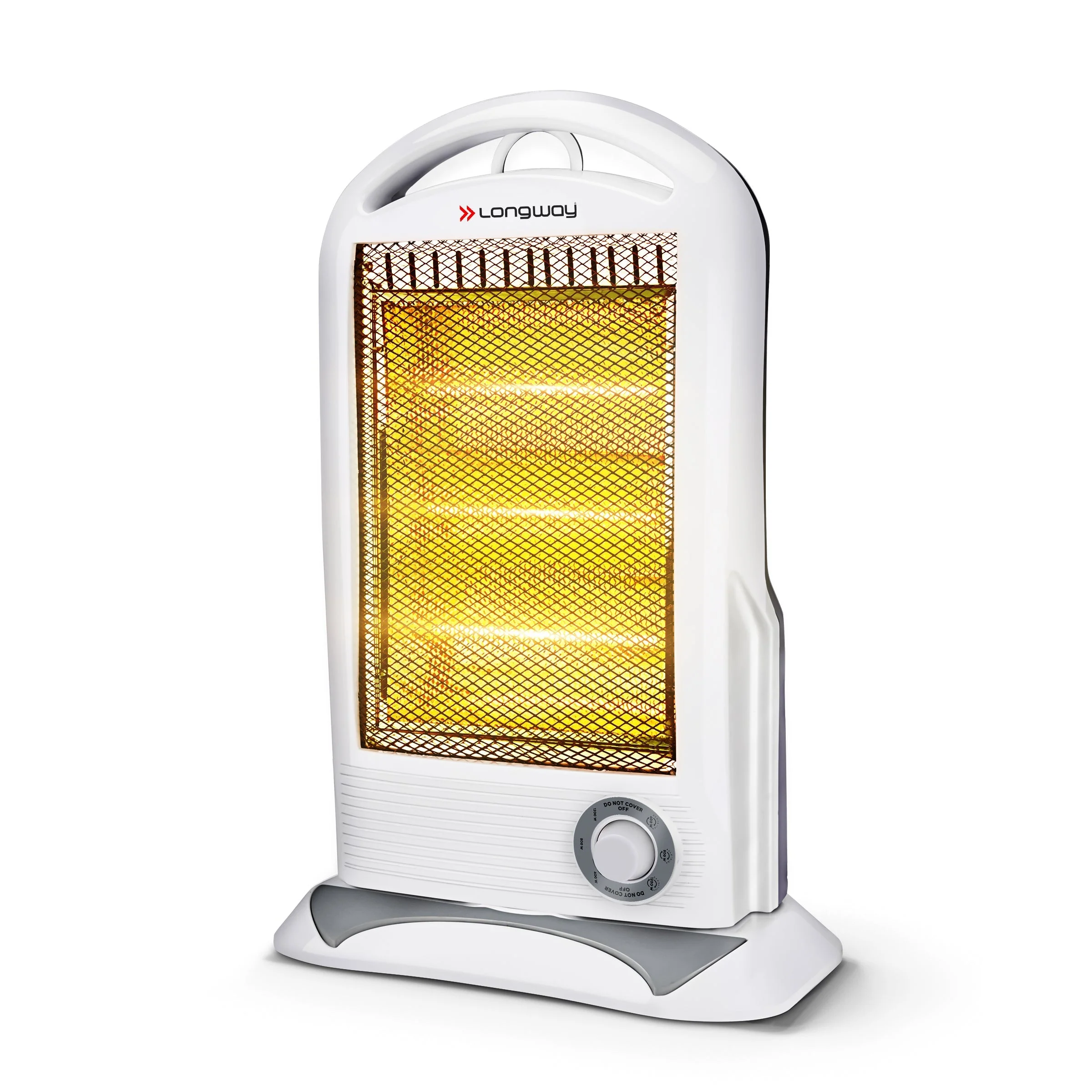 Longway Flare 3 Rod 1200 Watt Halogen Room Heater | 3 Heat Setting | Shock Proof Body with ISI Approved (Gray, Pack of 1) - Image 2