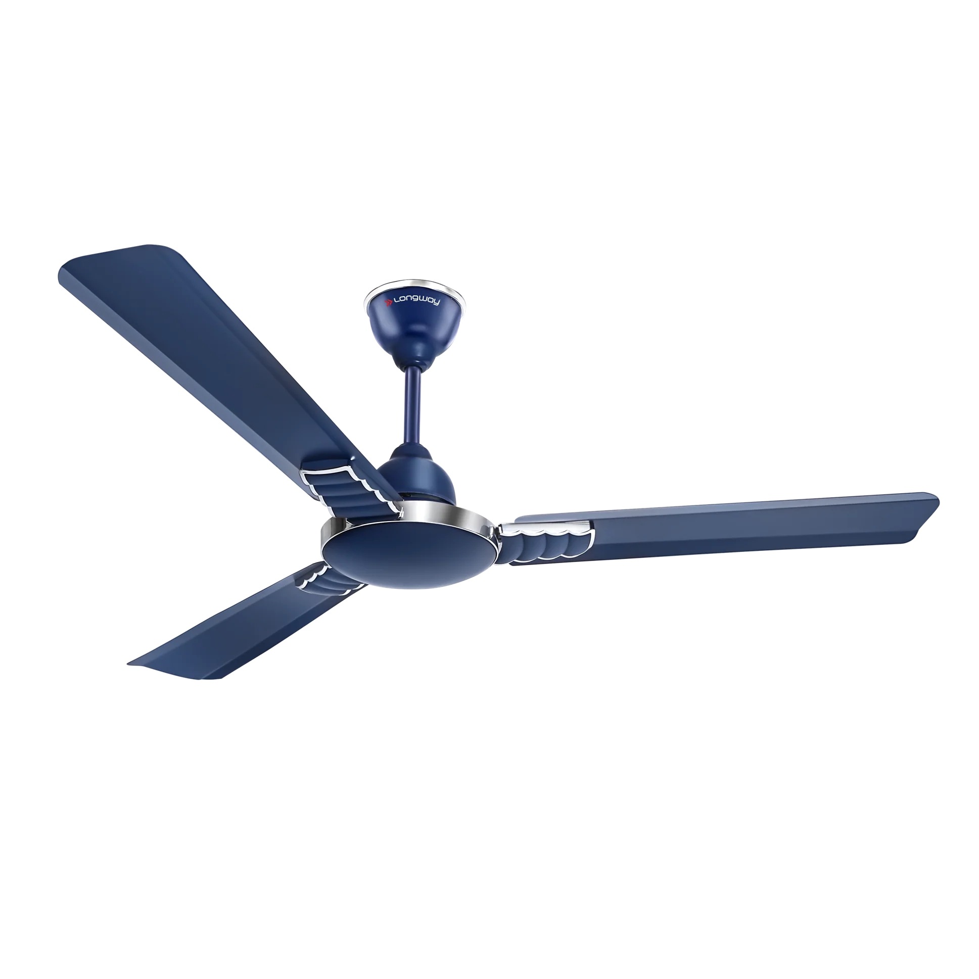Longway Hazel 1200 mm/48 inch Ultra High Speed 3 Blade Anti-Dust Decorative Star Rated Ceiling Fan | 2 Years Warranty (Ivory, Pack of 1) - Image 5