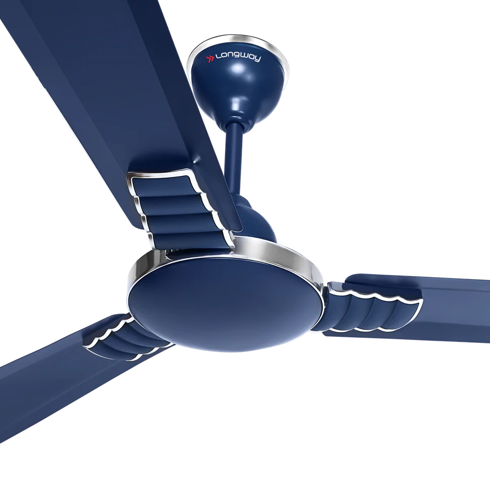 Longway Hazel 1200 mm/48 inch Ultra High Speed 3 Blade Anti-Dust Decorative Star Rated Ceiling Fan | 2 Years Warranty (Ivory, Pack of 1) - Image 6