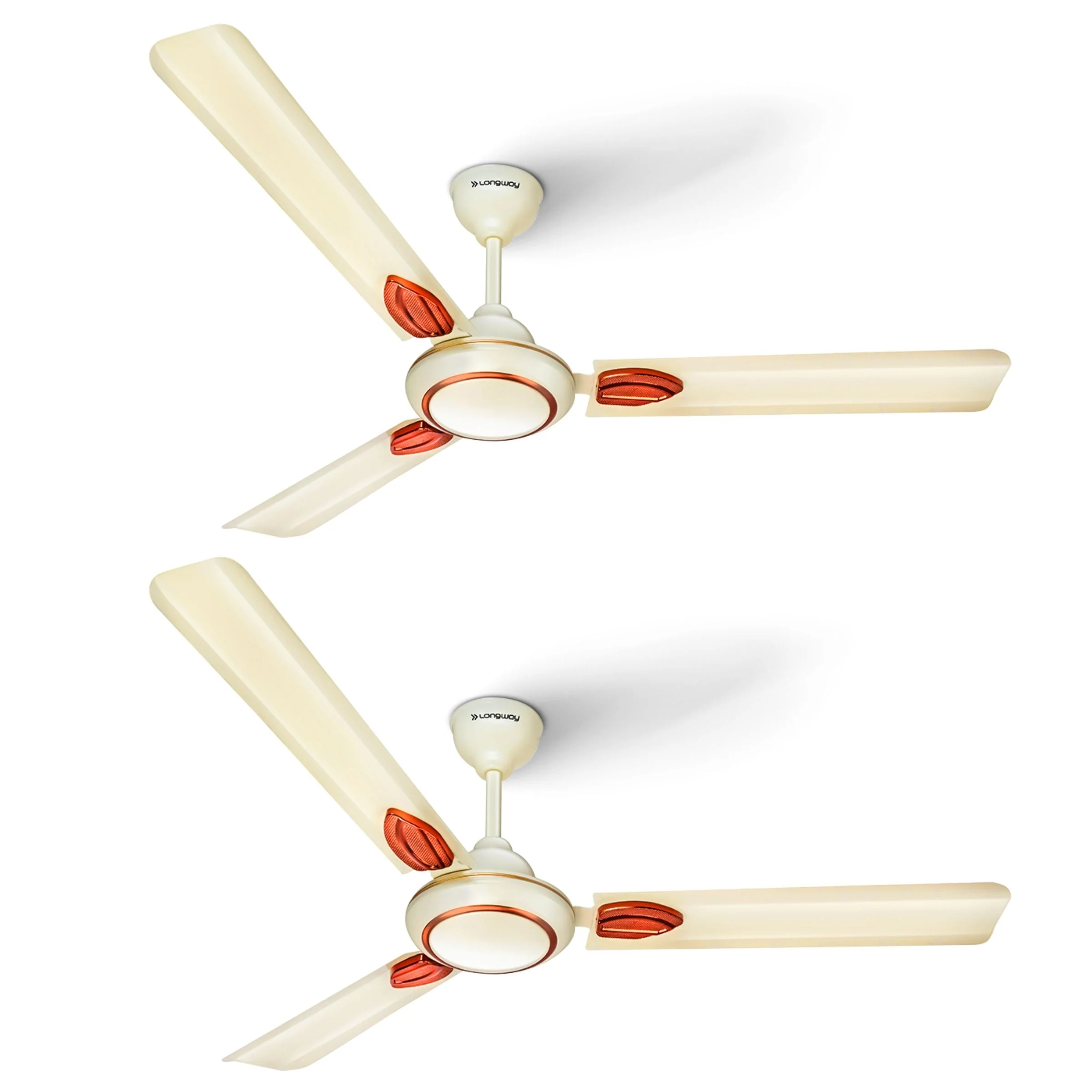 Longway Kiger P1 1200 mm/48 inch Ultra High Speed 3 Blade Anti-Dust Decorative Star Rated Ceiling Fan (Ivory) - Image 11