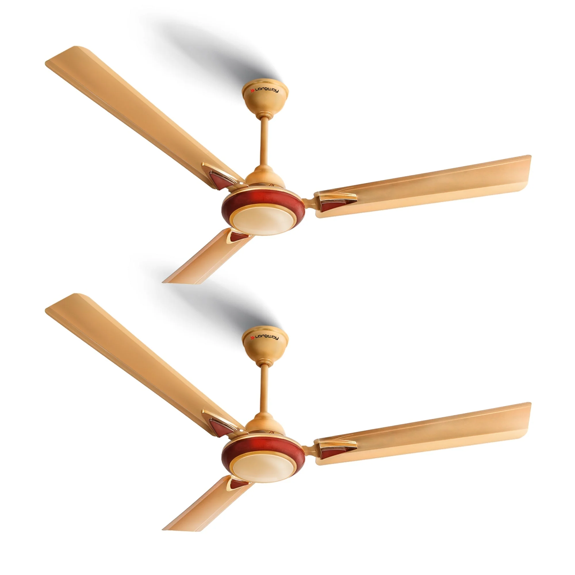 Longway Starlite-1 P2 1200 mm/48 inch Ultra High Speed 3 Blade Anti-Dust Decorative Star Rated Ceiling Fan (Pack of 2) - Image 21