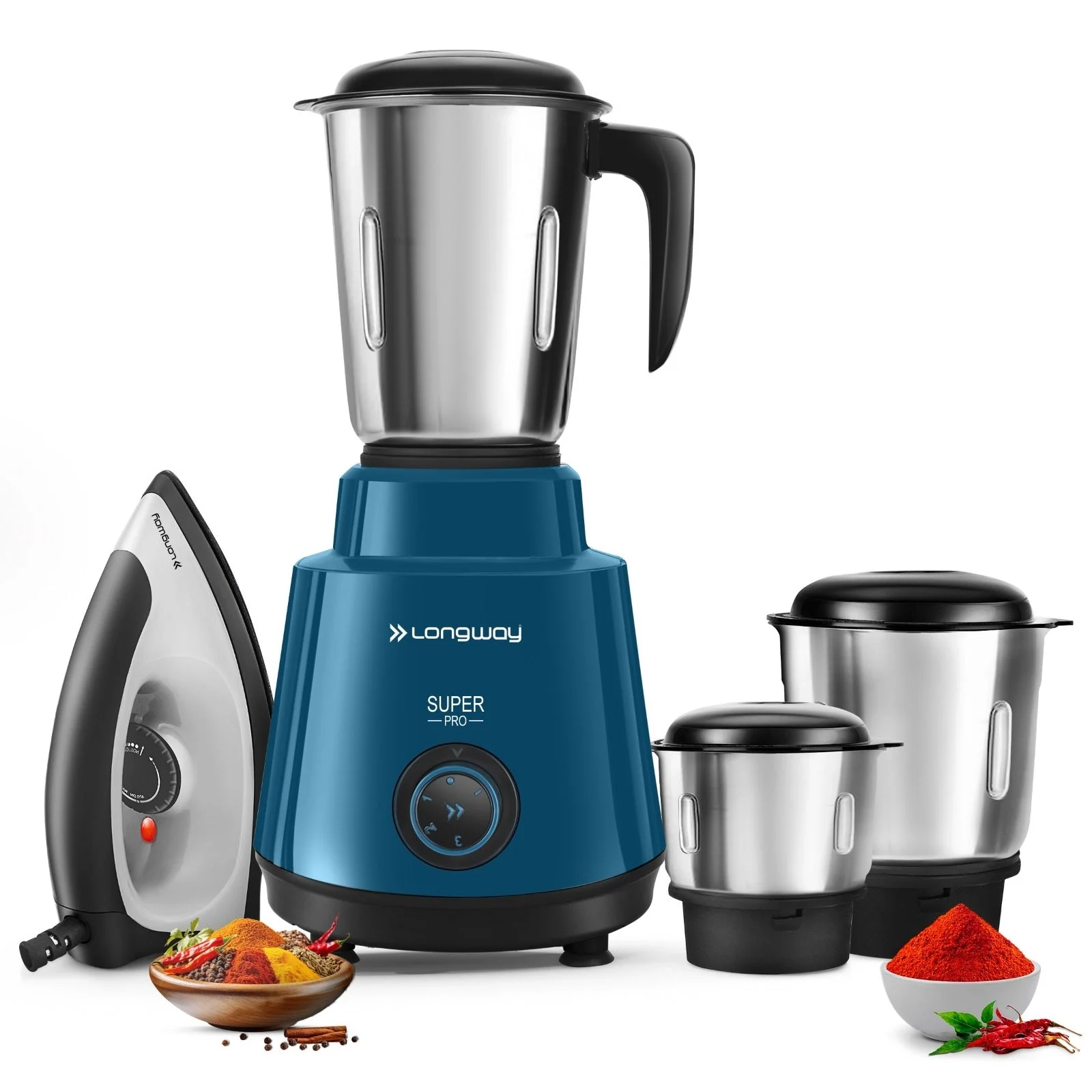 Longway Super Pro Juicer Mixer Grinder | Up to 700 - 750 Watt Powerful Motor | for Grinding, Mixing, Juicing | 2 Year Warranty - Image 34