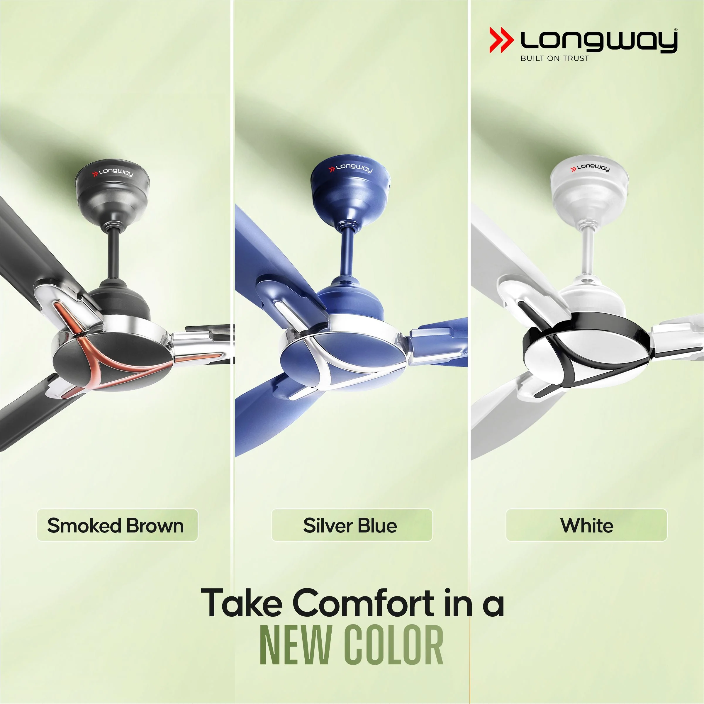 Longway Zephyr 1200 mm BLDC Ceiling Fan with Remote Control | BEE 5 Star Rated Energy Efficient | Ultra High Speed 3 Blade Anti-Dust Decorative Ceiling Fan | 3 Years Warranty (Smoked Brown, Pack of 1) - Image 10