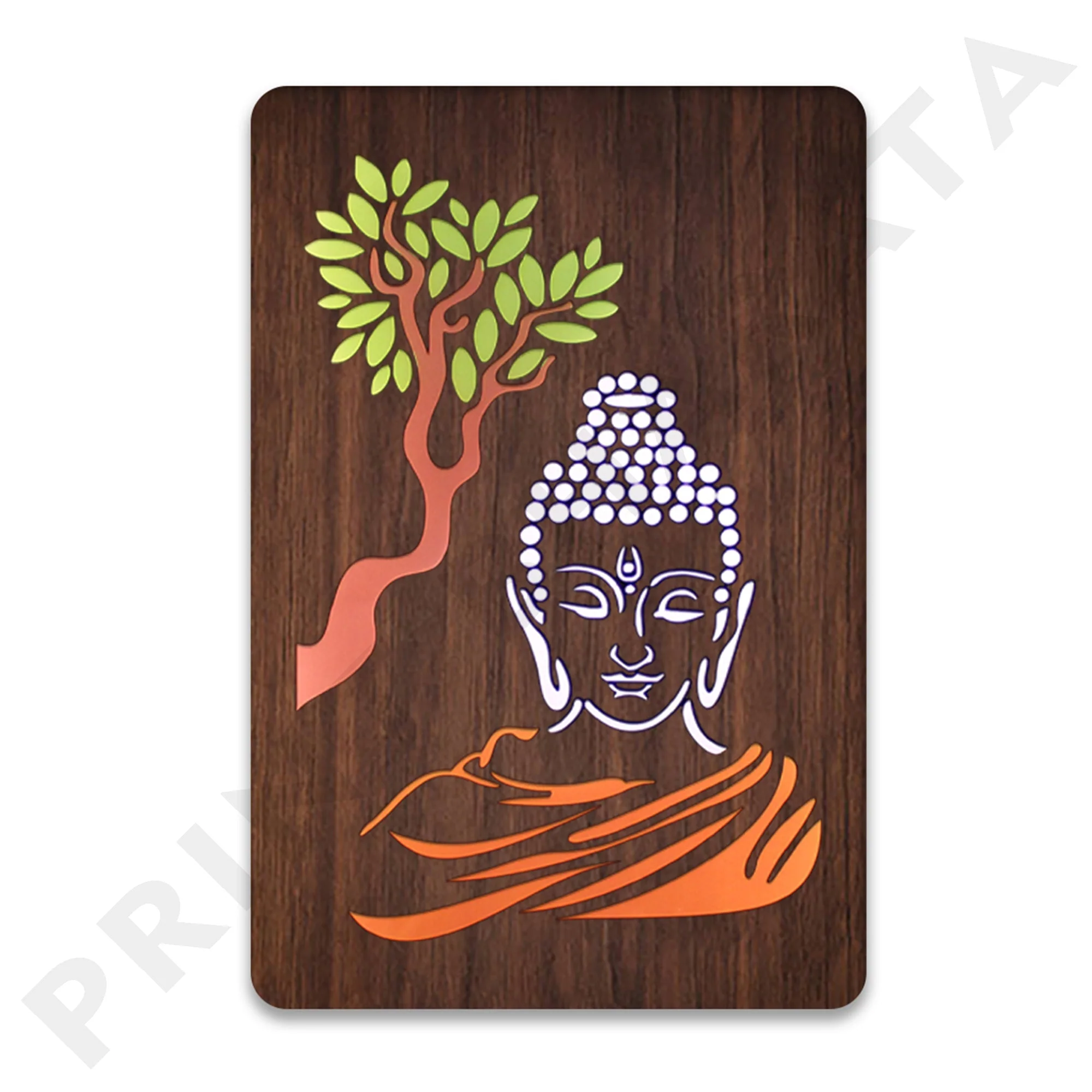 Lord Buddha MDf Aadi Yogi Frame - Image 4