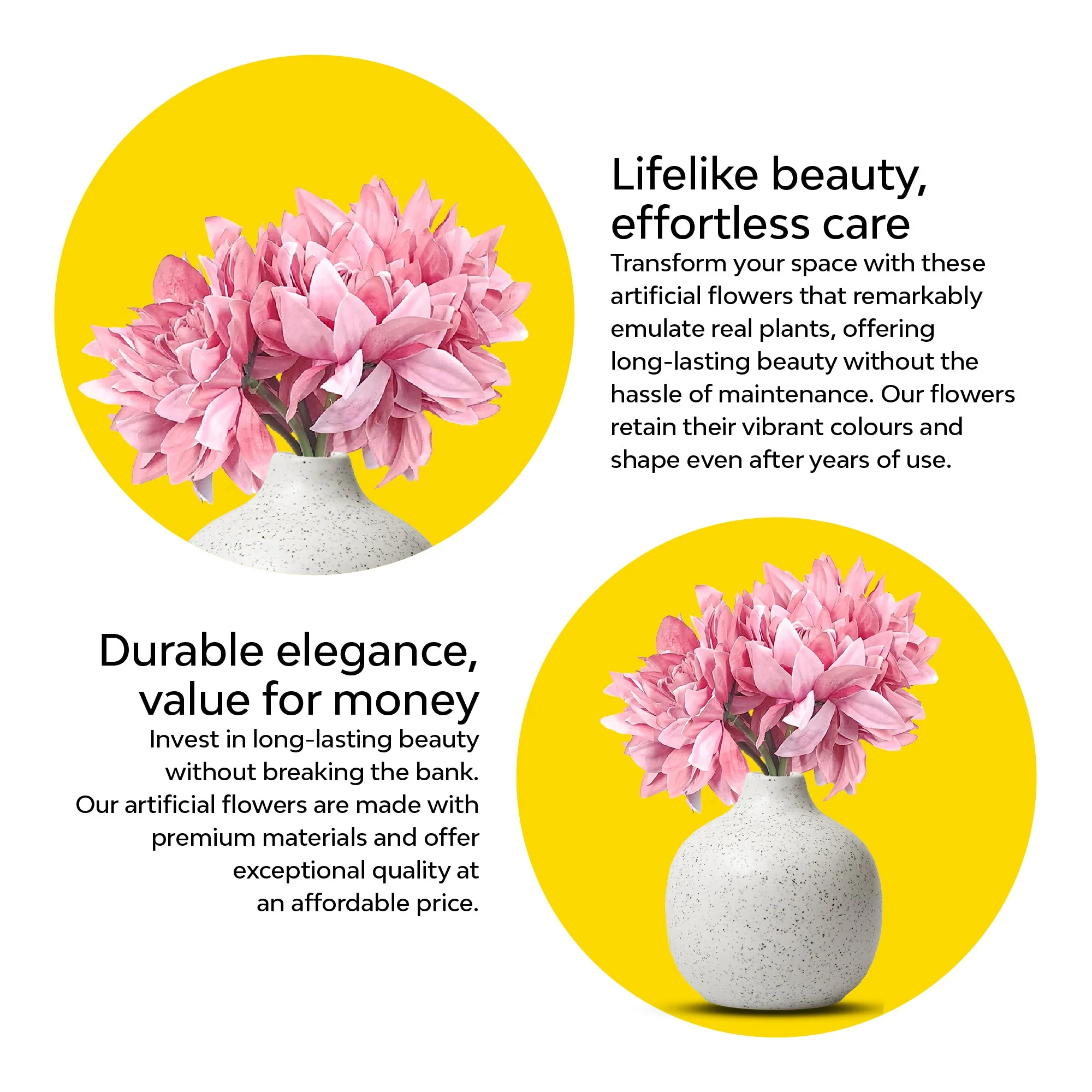 Lotus Bloom Artificial Flowers - Image 11