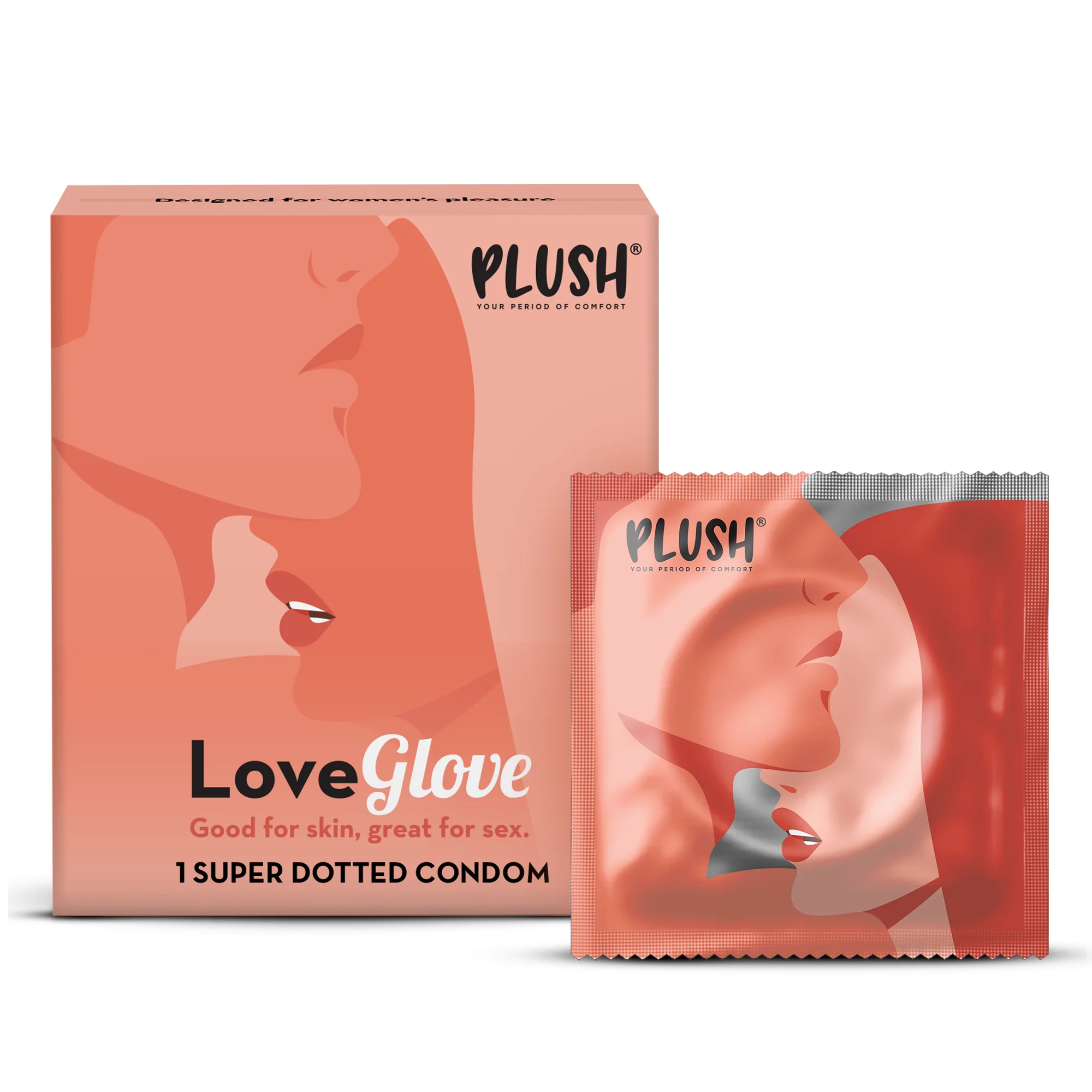 LoveGlove | Dotted Condoms - Pack of 1 - Image 9