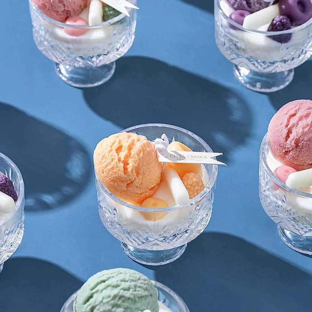 Lovely Ice Cream Scented Candle Gift - Image 3