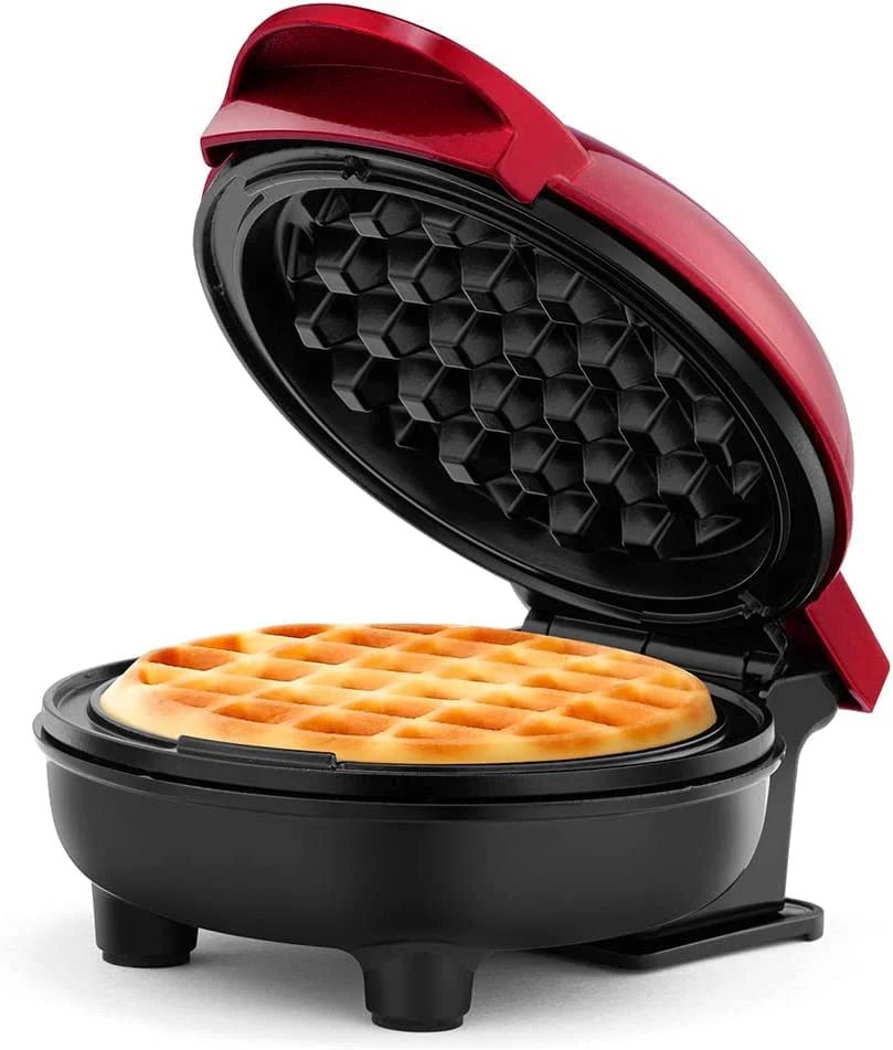 LoveWaffle: Mini Heart-Shaped Waffle Maker with Non-Stick Plates & 350W Stainless Steel Electric Design for Perfect Belgian Waffles - Image 9